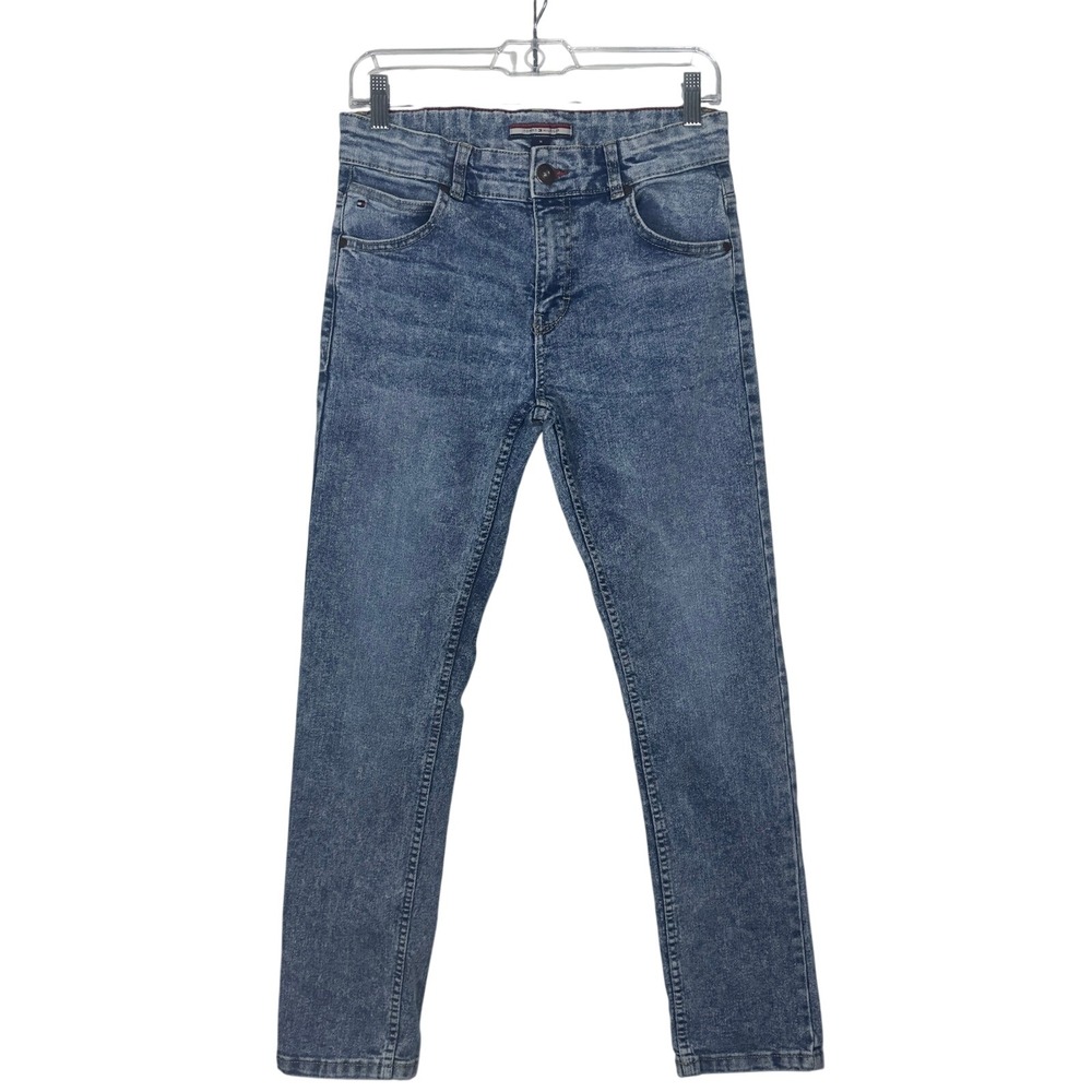 Tommy Hilfiger Boys Rebel Skinny Adjustable‎ Acid Wash Jeans Size 16